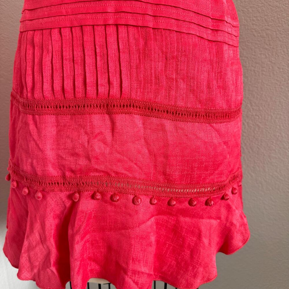 IRO Paris | NWT "Pavi" Mini Dress with Open Back and Pom Pom Details Size 36 - Picture 10 of 11